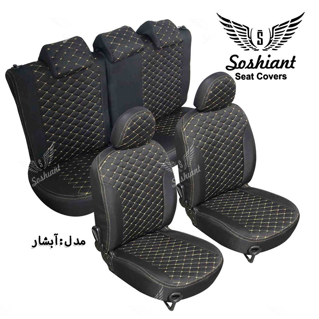 روکش صندلی دنا و دناپلاس پارچه تیار مدل آبشار