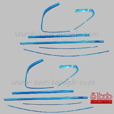 زه استیل دور پنجره برلیانس H220 و H230 - شانزده تکه  زه استیل دور پنجره برلیانس H220 و H230 - شانزده ت