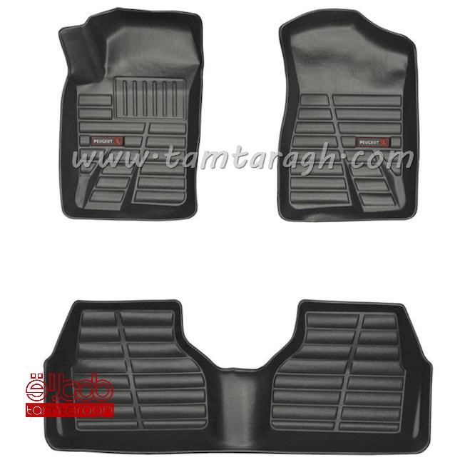  کفپوش سه بعدی چرمی پژو 405 برند گیلان