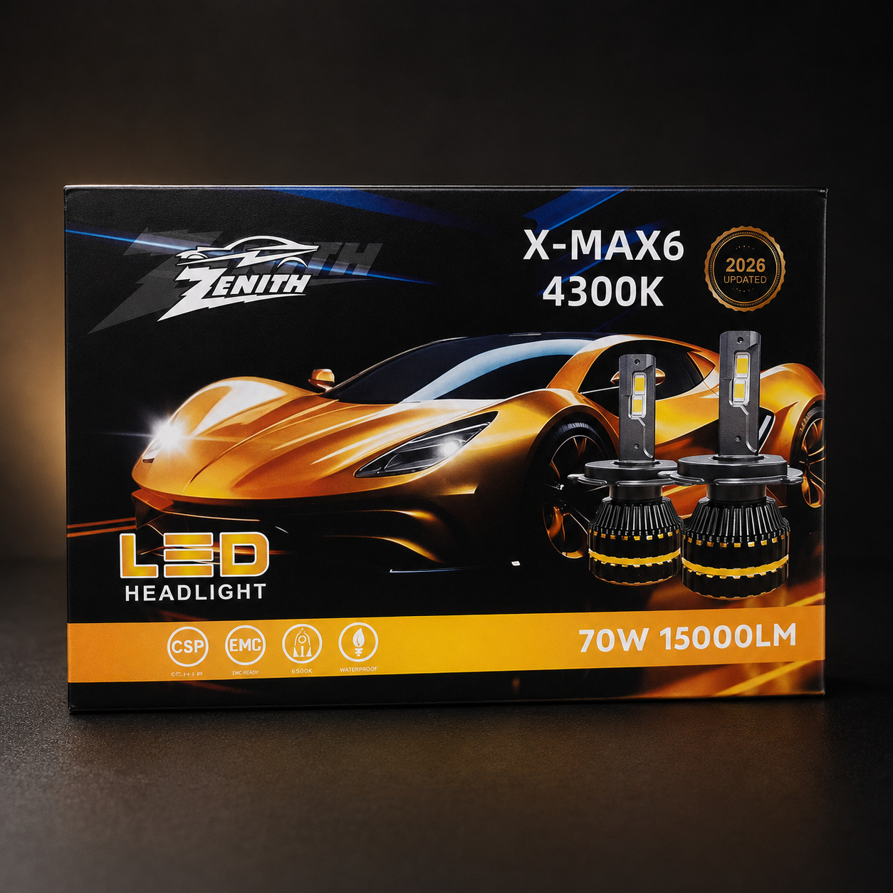 هدلایت زنیت مدل X-MAX6 پایه H4