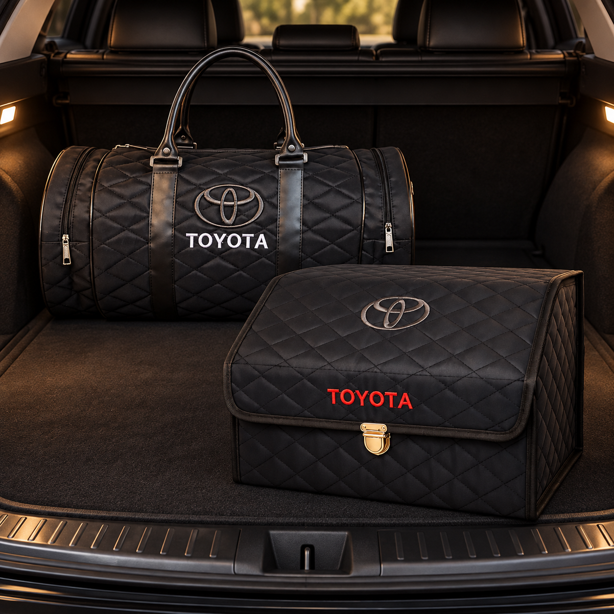 ست باکس نظم دهنده صندوق خودرو و ساک ورزشی مدل تویوتا TOYOTA