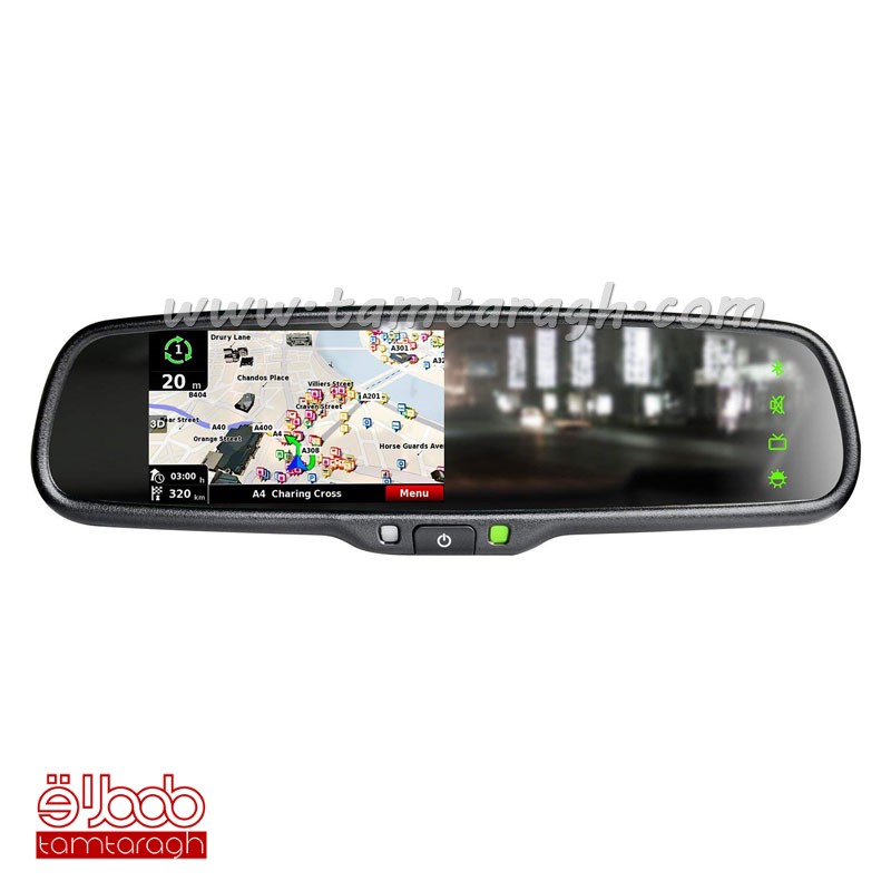 آینه پارک GPS با مانیتور 4.3 اینچ دار04مدل J3ای بلوتوث M-LA