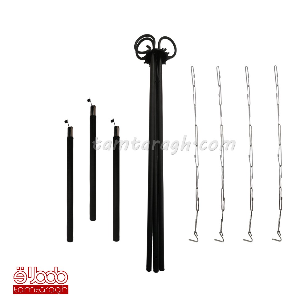 سه پایه آتش دو تکه با ارتفاع 115 سانت