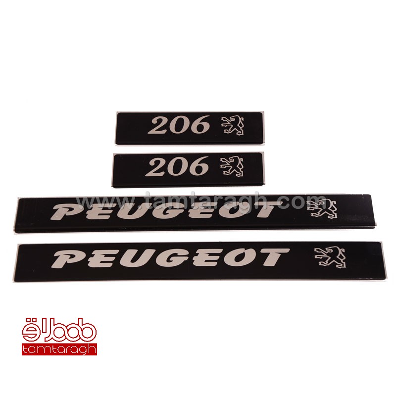 استیل رکاب پژو 206 در رنگ‌های مختلف