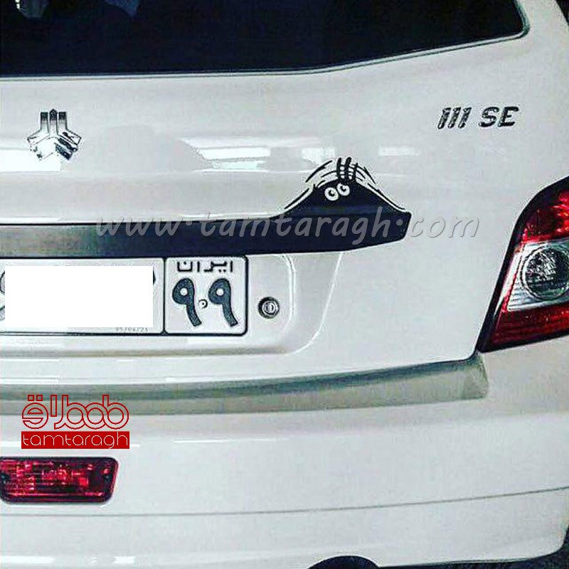 استیکر (برچسب) خودرو شیطونک