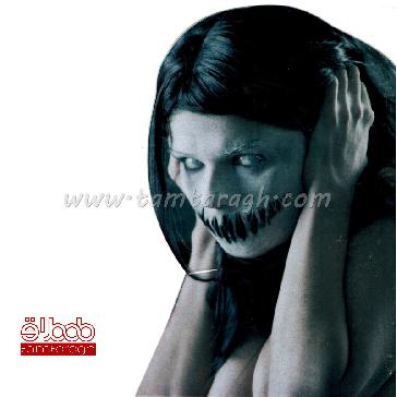استیکر (برچسب) خودرو طرح وحشت 1 استیکر (برچسب) خودرو طرح وحشت 1