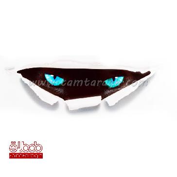 استیکر (برچسب) خودرو طرح چشم گربه استیکر (برچسب) خودرو طرح چشم گربه