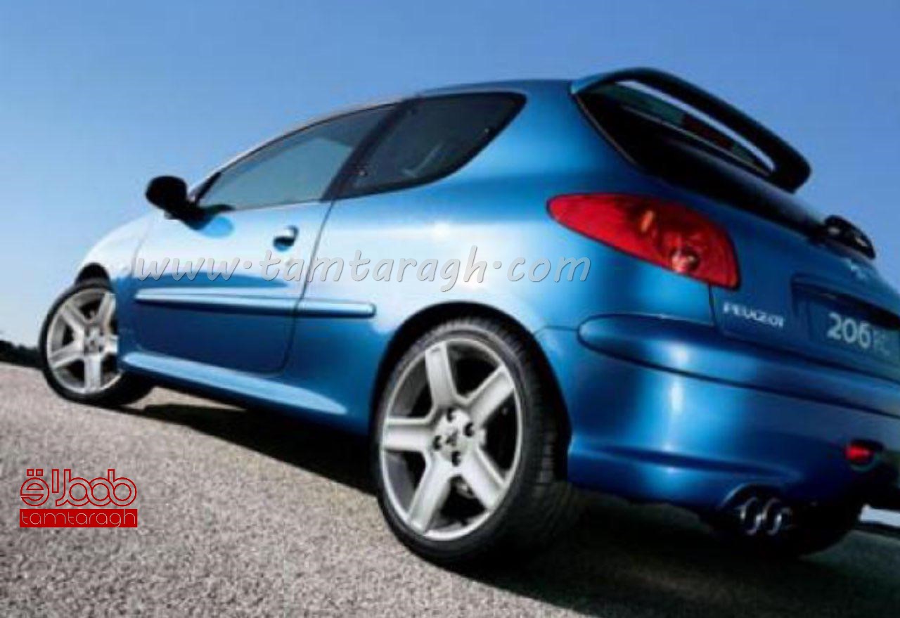 بال عقب 206 RC (مخصوص هاچ بک)