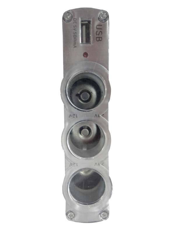 تبدیل شارژر فندکی - یو‌اس‌بی و فندکی