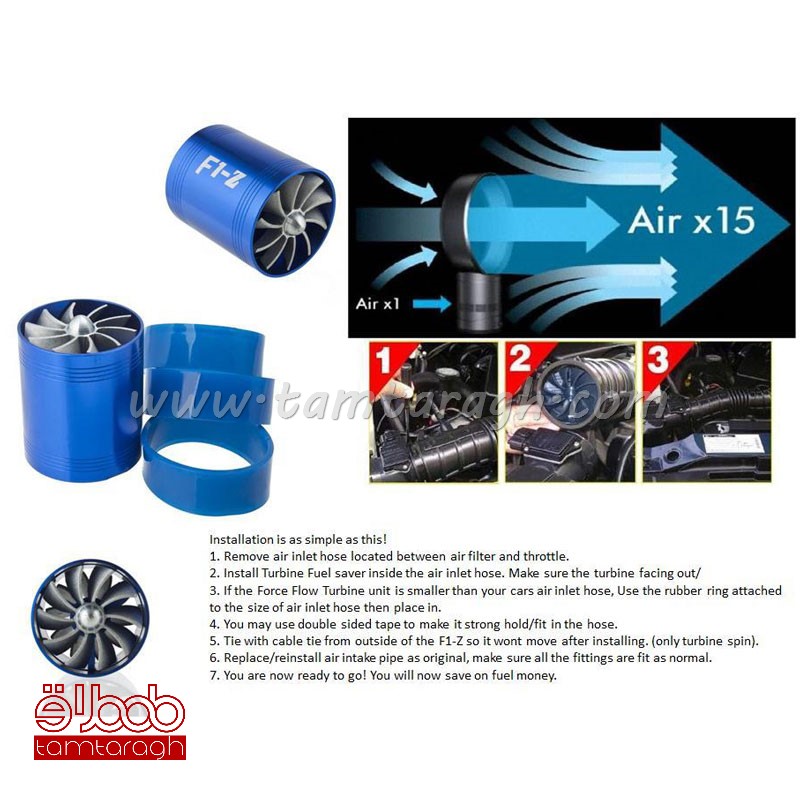 توربو فن F1-Z دو پره