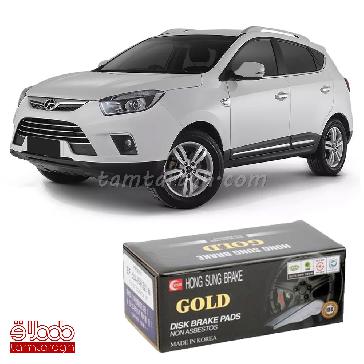 لنت ترمز جلو جک S5 برند گلد GOLD اصل کره