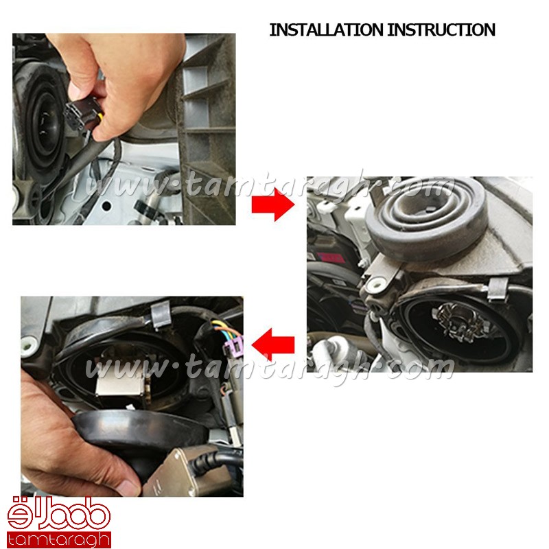 درپوش هدلایت قطر خارجی 5 سانتی‌متر