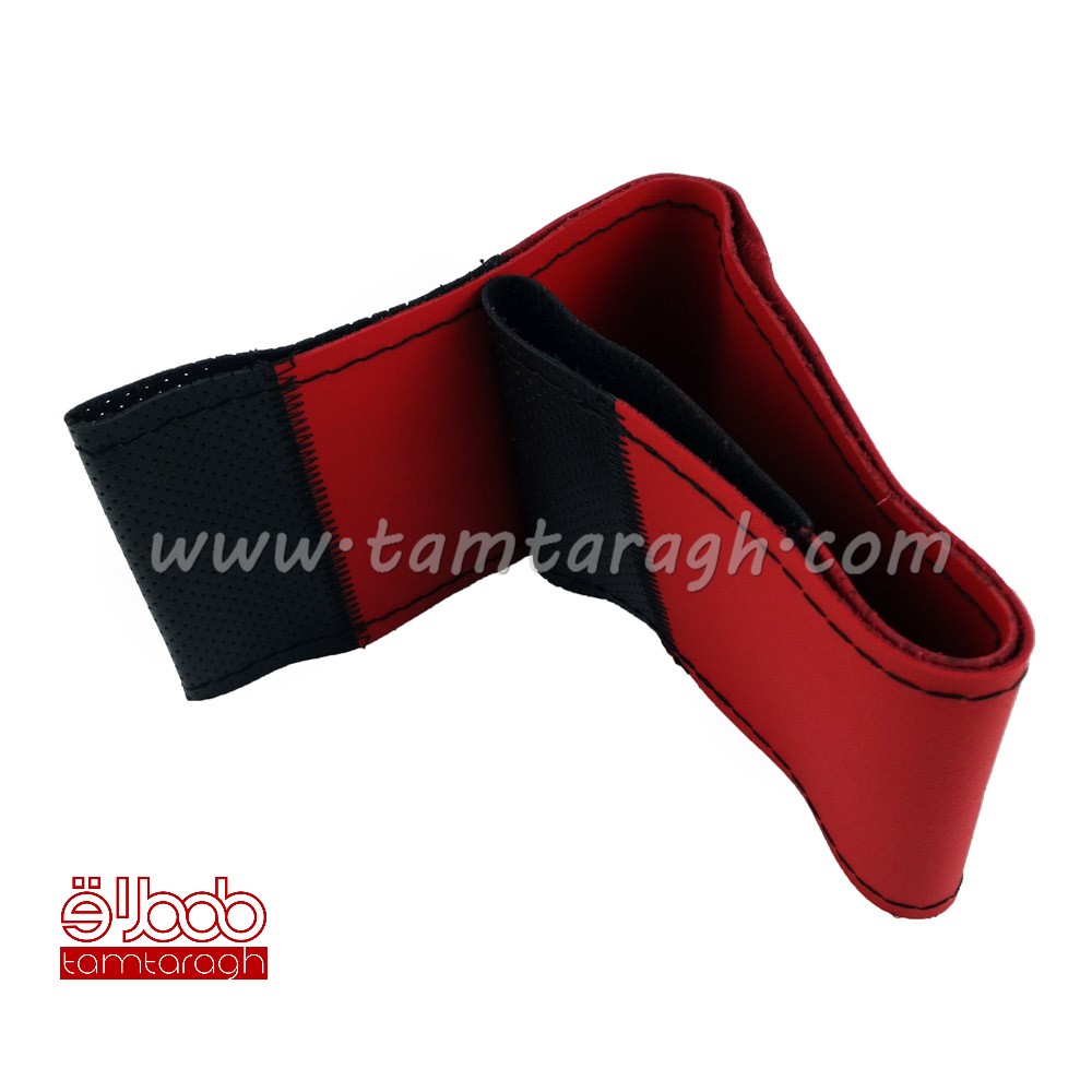 دور فرمان دوختی چرم مصنوعی ساده-سوزنی SP CAR