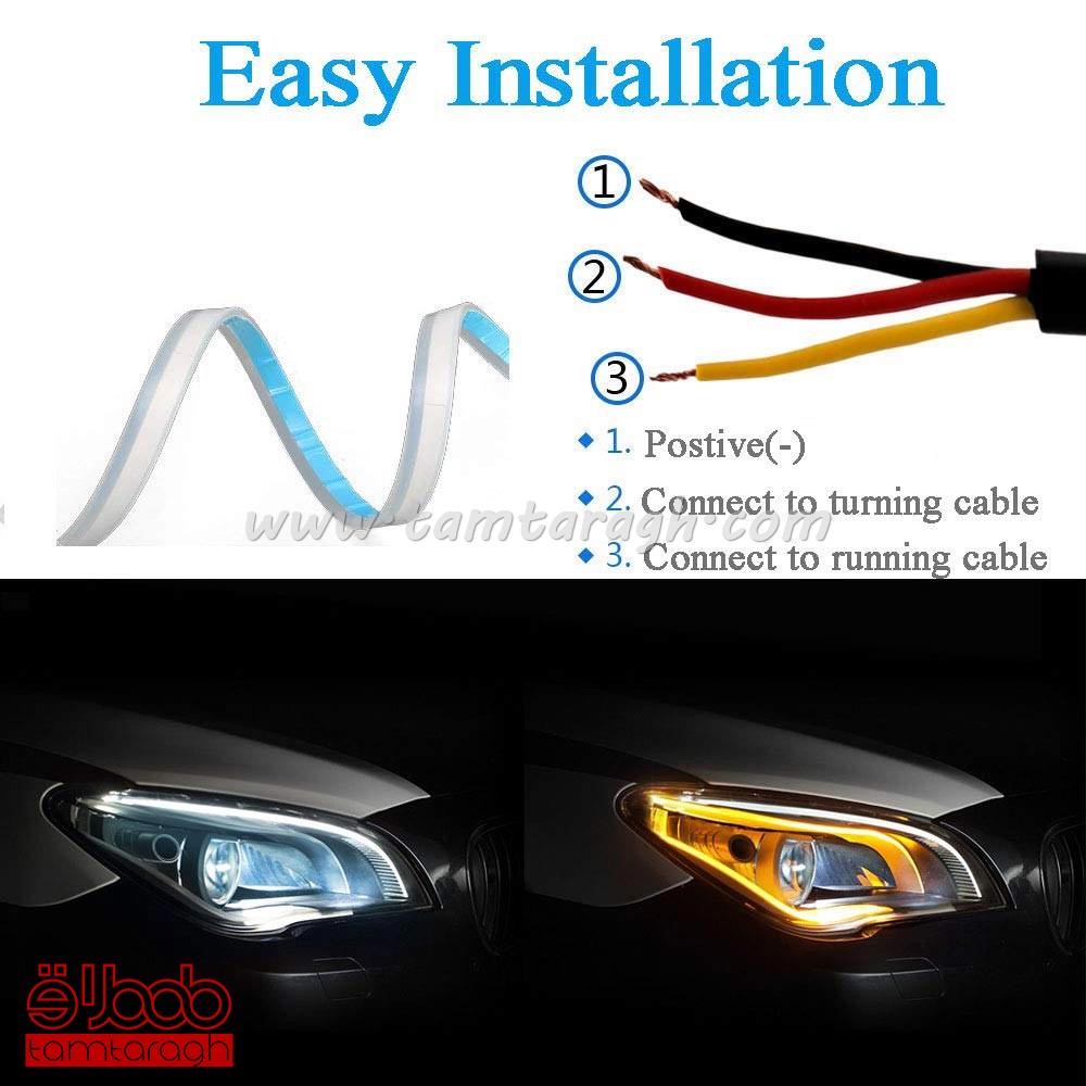 فلکسیبل تخت راهنما رانینگ روی کاسه چراغ سایز 45 سانتی‌متر