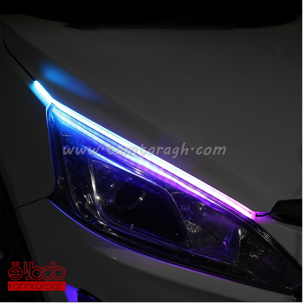 دی لایت فلکسیبل هفت رنگ متحرک (رانینگ)روی کاسه چراغ سایز 60 سانتی‌متر 