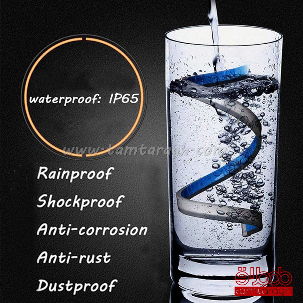 دی لایت فلکسیبل هفت رنگ متحرک (رانینگ)روی کاسه چراغ سایز 60 سانتی‌متر 