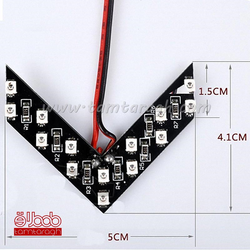 راهنما داخل آینه ساده