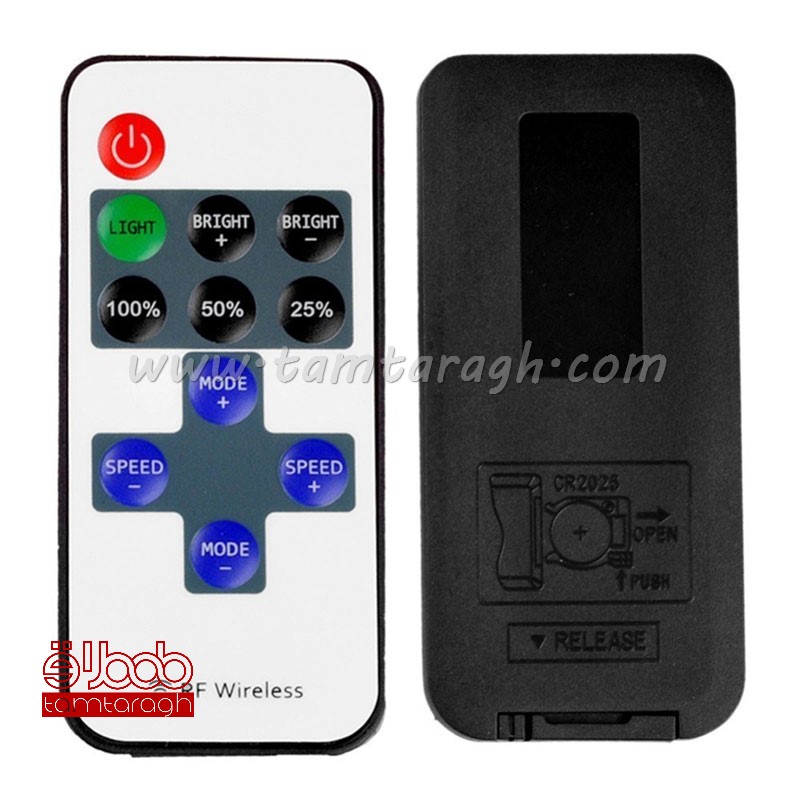 ریموت کنترل RF (وایرلس) لامپ‌های LED