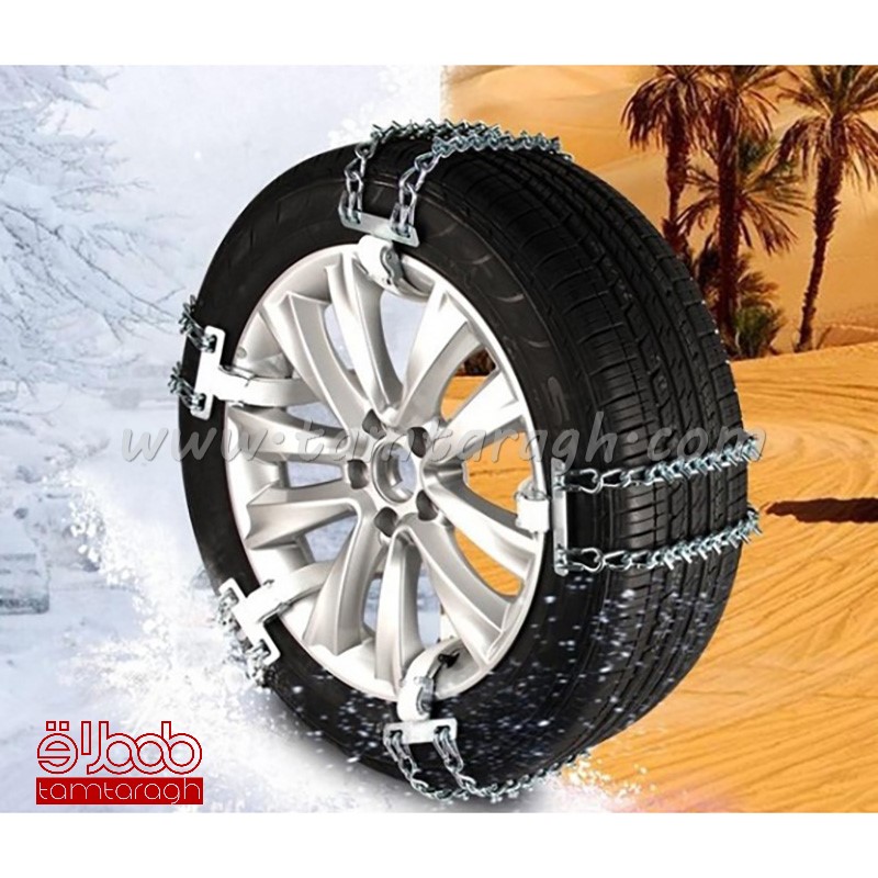 زنجیر چرخ فلزی مدل کمربندی یخ شکن رسا