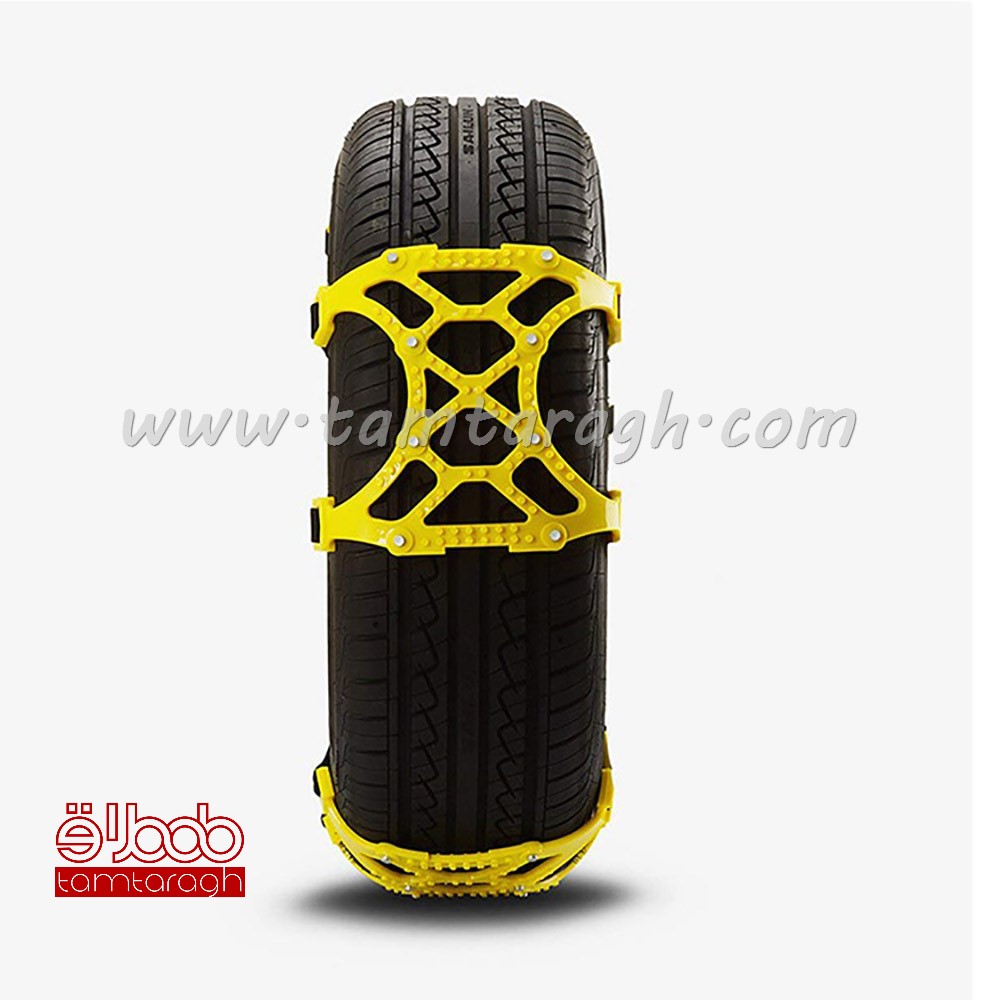 زنجیر چرخ پلیمری (ژله‌ای) تسمه‌ای پهن (شش عددی)