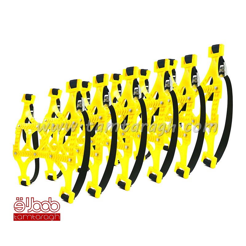 زنجیر چرخ پلیمری (ژله‌ای) تسمه‌ای پهن (شش عددی)