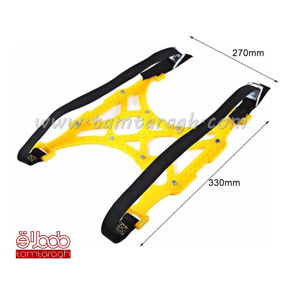 زنجیر چرخ پلیمری (ژله‌ای) تسمه‌ای پهن (شش عددی)