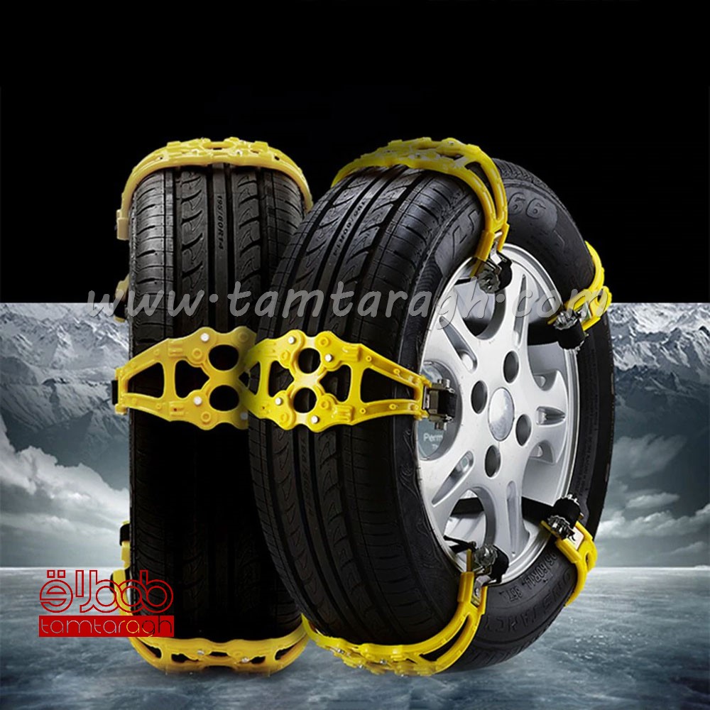 زنجیر چرخ پلیمری (ژله‌ای) تسمه‌ای پهن (هشت عددی)