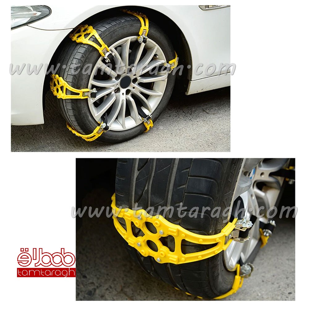 زنجیر چرخ پلیمری (ژله‌ای) تسمه‌ای پهن (هشت عددی)