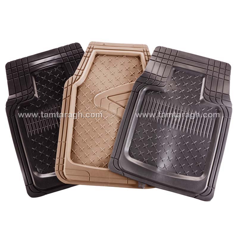 زیر پایی لاستیکی ساده مناسب تمامی خودروها