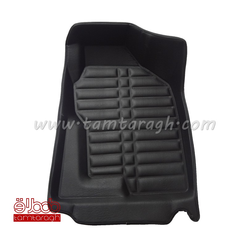 زیرپایی (کفپوش) سه بعدی چرمی فابریکی - چرم ساده