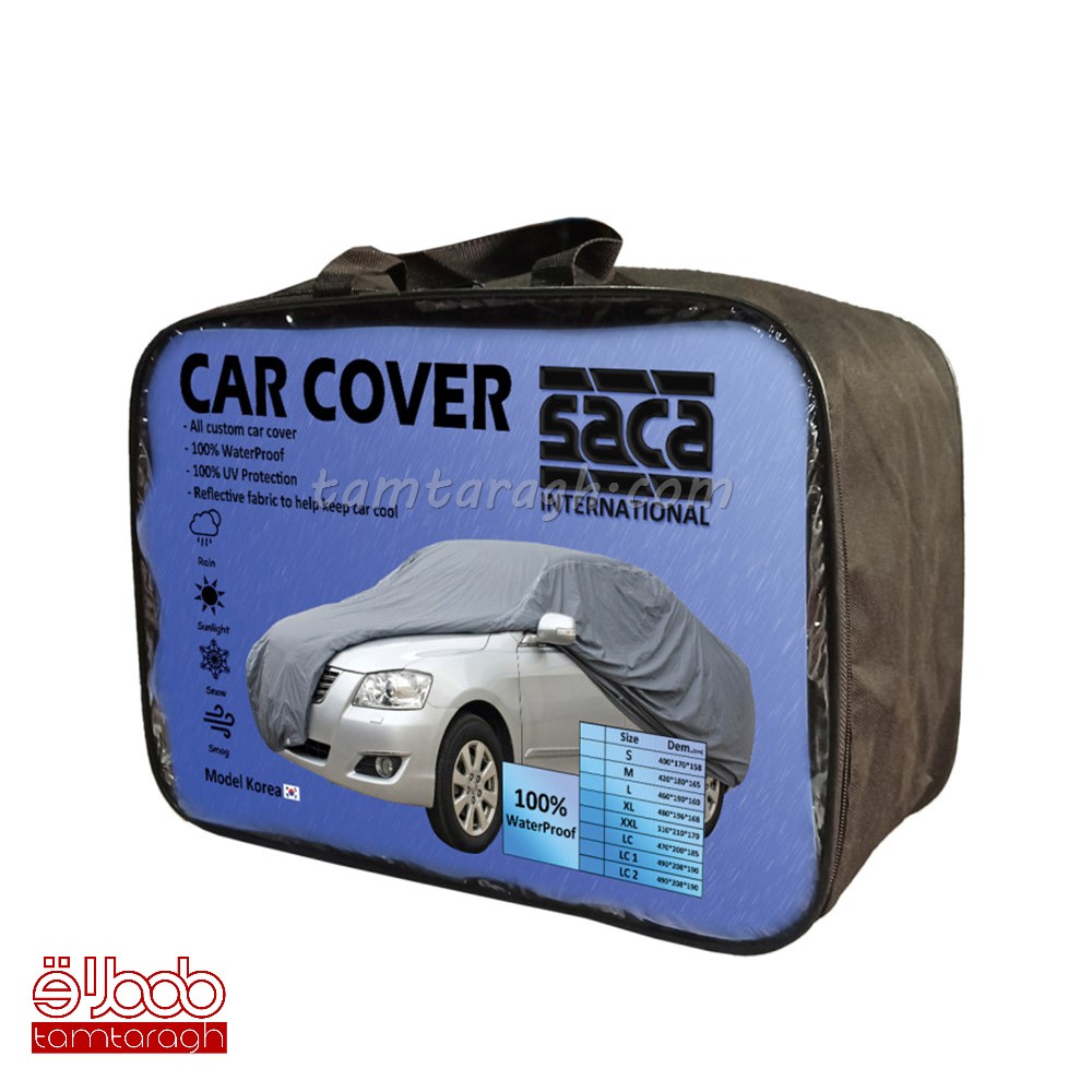 چادر پژو 207 ضد آب ایرانی برند SACA