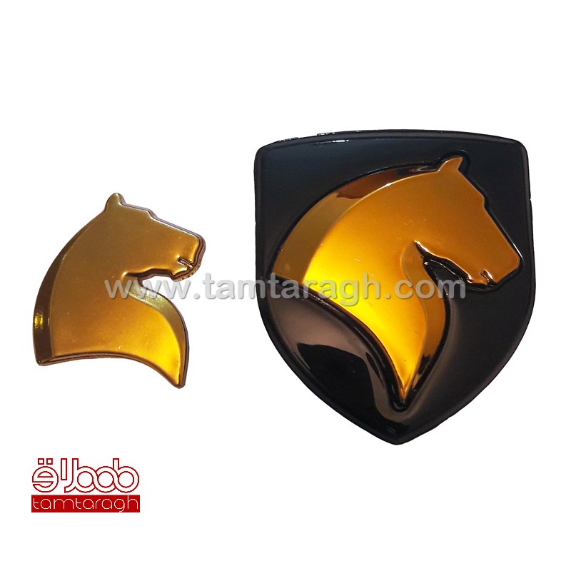 ست لوگوی گلد (طلایی) جلو و عقب رانا