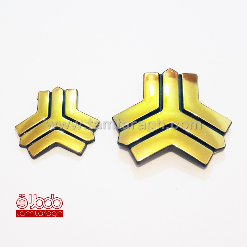 ست لوگوی گلد جلو و عقب سایپا