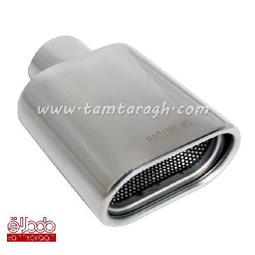 سر اگزوز بیضی شکل سر کج دولایه HJ-US0061A Racing سر اگزوز بیضی شکل سر کج دولایه HJ-US0061A Racing