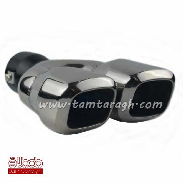 سر اگزوز دو لول مربعی سر کج HJ-307 سر اگزوز دو لول مربعی سر کج HJ-307