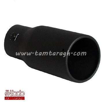 سر اگزوز گرد سر کج کربنی رنگ HJ-304080RA-BK-S سر اگزوز گرد سر کج کربنی رنگ HJ-304080RA-BK-S