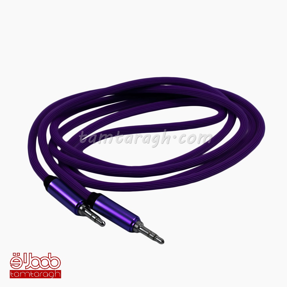 کابل AUX سیلیکونی مدل 01 طول 1.4 متر