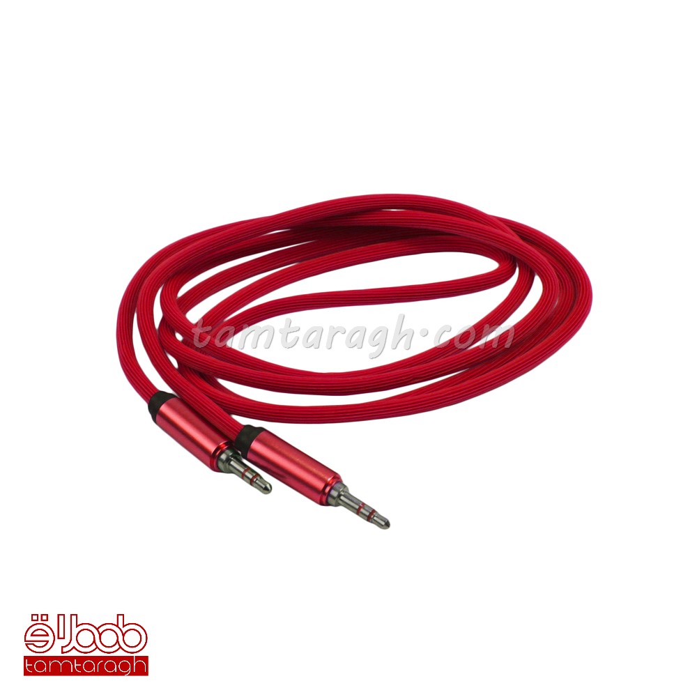 کابل AUX سیلیکونی مدل 01 طول 1.4 متر