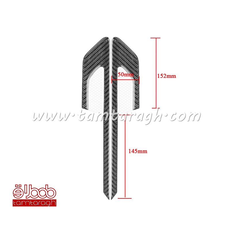 شبرنگ روی درب و گلگیر