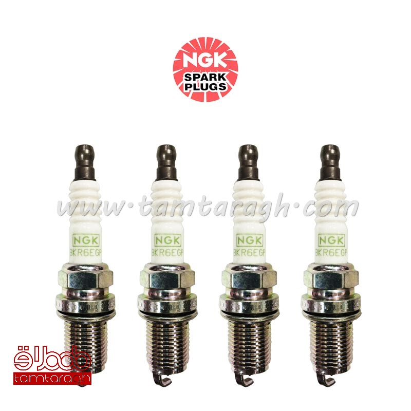 شمع NGK سوزنی انژکتوری پایه کوتاه BKR6E-GP کد 7092