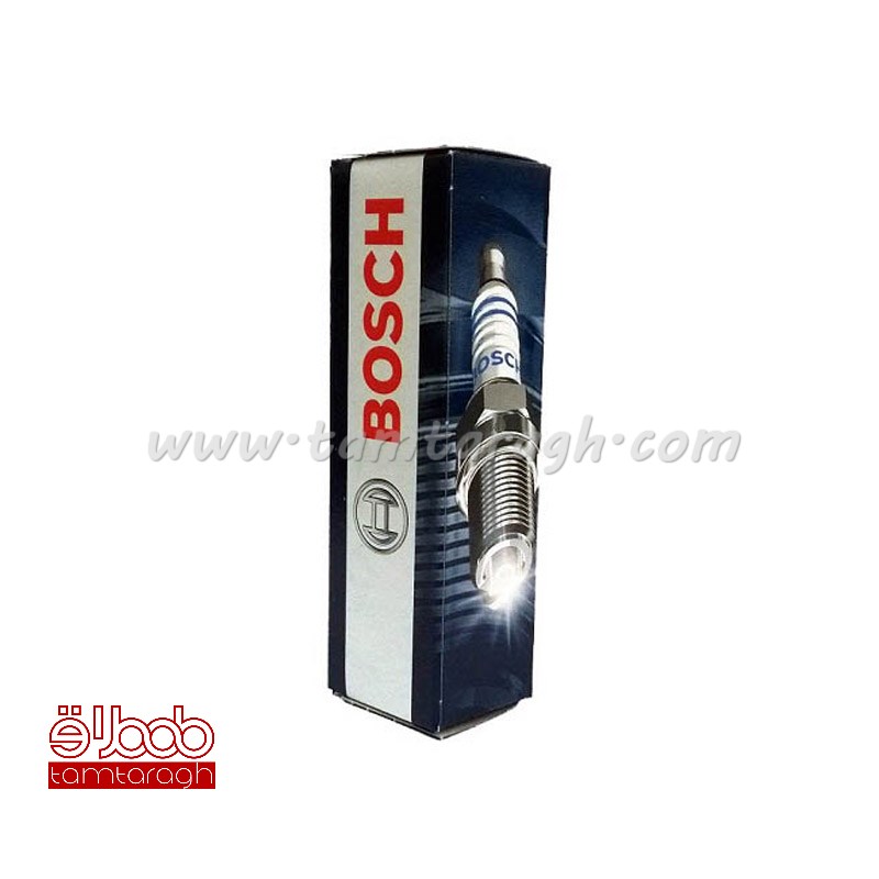 شمع بوش BOSCH انژکتوری پایه کوتاه FR7DC (ساخت روسیه)