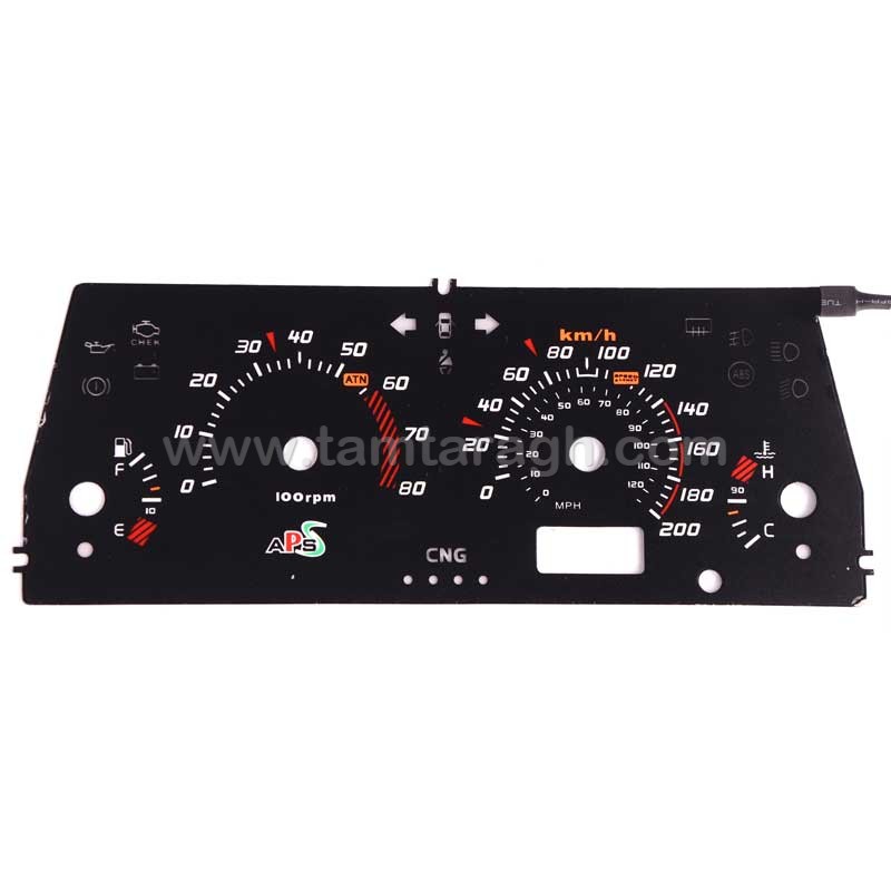 صفحه کیلومتر اسپرت پراید انژکتوری (رنگ یخی)