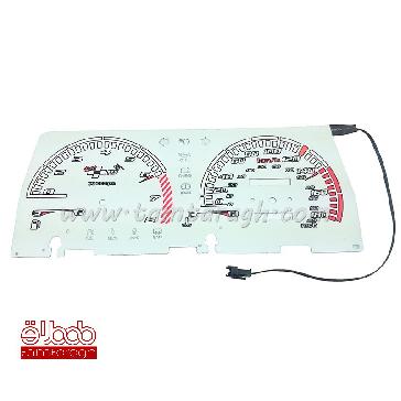 صفحه کیلومتر اسپرت پراید کاربراتوری (رنگ یخی)