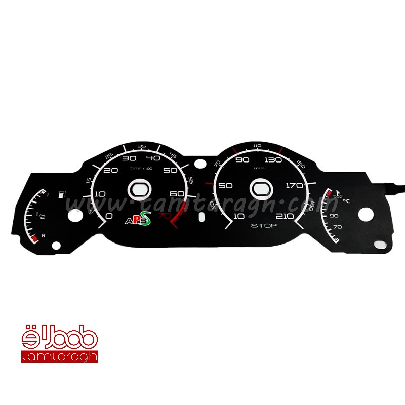 صفحه کیلومتر اسپرت پژو 206 هاچ بک و صندوق‌دار