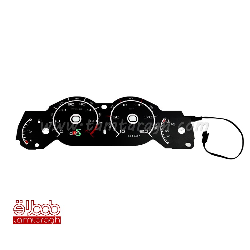 صفحه کیلومتر اسپرت پژو 206 هاچ بک و صندوق‌دار