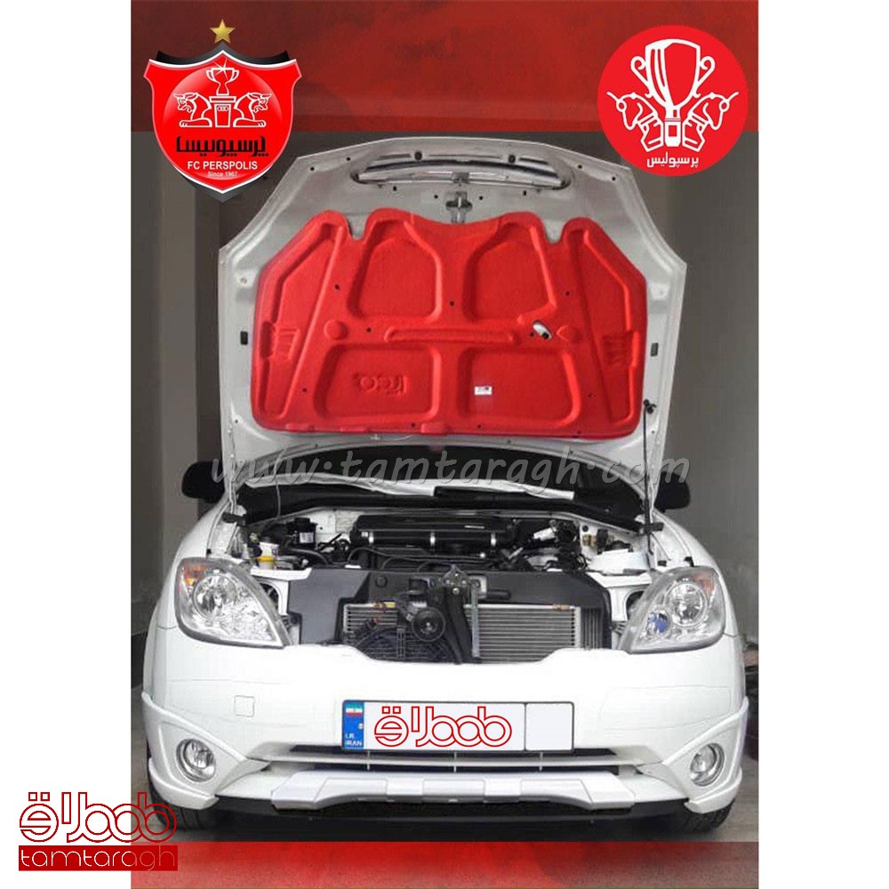 عایق درب موتور (نمد کاپوت) تیبا برند ایده پارت نیکان