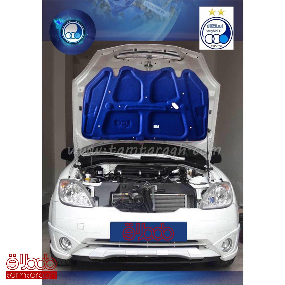 عایق درب موتور (نمد کاپوت) تیبا برند ایده پارت نیکان