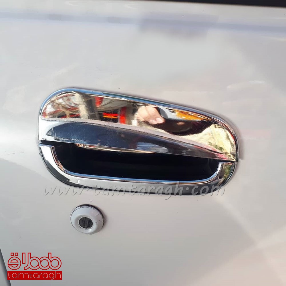 قاب روی دستگیره استیل تیبا