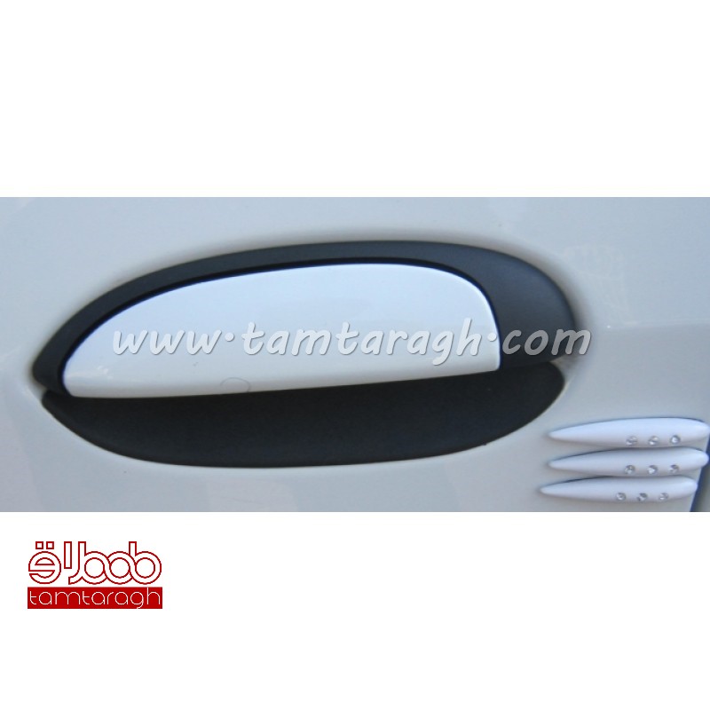 قاب روی دستگیره تندر 90 سفید