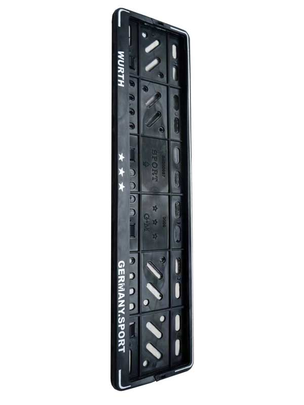 قاب پلاک (زیر نمره) ورث WURTH - سفید و قرمز